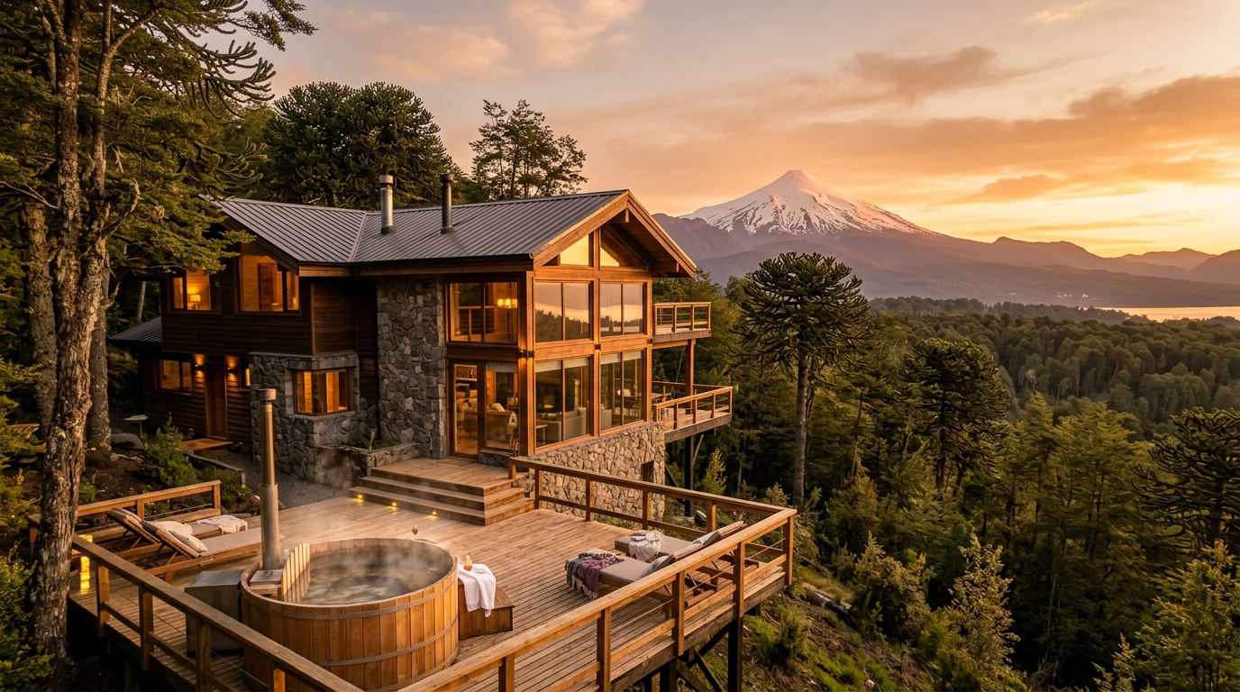 Casa de Campo con Vista Panorámica al Volcán Villarrica - Foto 3